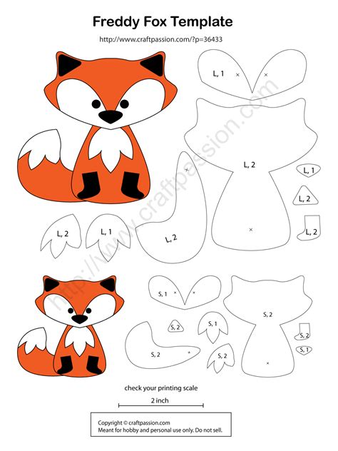 Cut Out Fox Template Printable Printable Word Searches