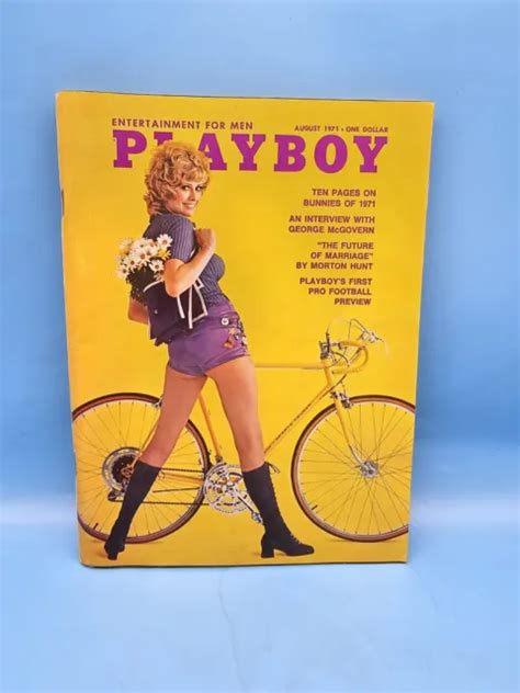 Vintage Playboy Magazine August 1971 Cathy Rowland Center Christy Miller Cover 300 Picclick