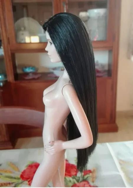 BARBIE NATALIA REPAINT REROOT NUDA NUDE NAKED Model Muse Doll