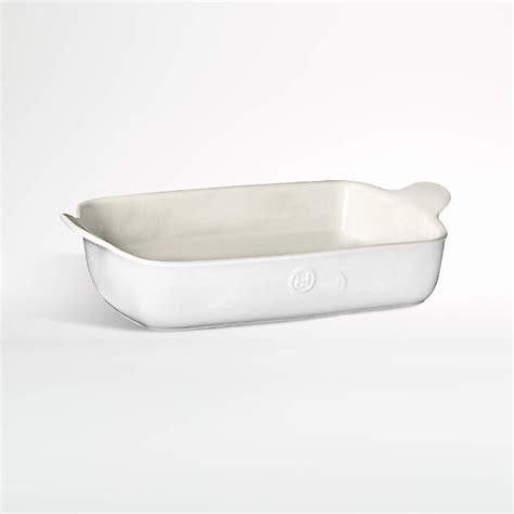Emile Henry Modern Classic Sugar White Pie Dish Reviews Crate And Barrel