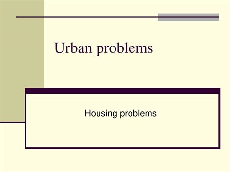 Ppt Urban Problems Powerpoint Presentation Free Download Id4868694