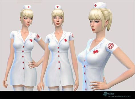 Sims4 여심의 간호사복 Nurse Uniform 간호복 간호사 포즈