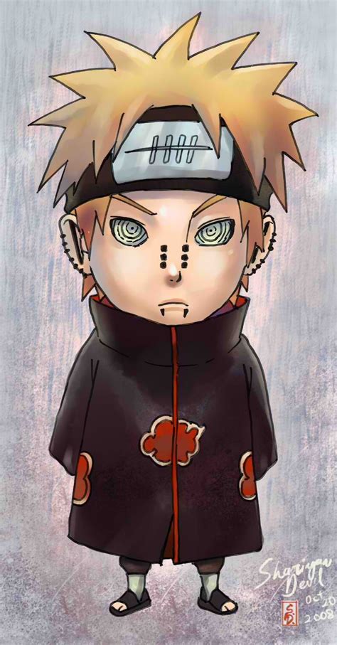 Chibi Pein By Sharingandevil On Deviantart Chibi Naruto Drawings Anime