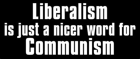 Magnet 3x7 Inch Liberalism Nicer Word For Communism Bumper