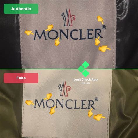 How To Spot Fake Moncler Maya Jackets - Real Vs Fake Moncler Maya ...