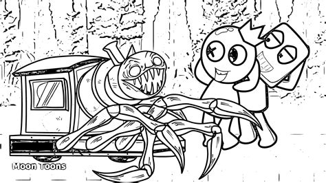 Choo Choo Charles Coloring Pages Wonder Day Coloring Pages For