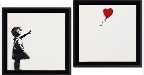 Banksy de retour aux enchères avec une autre version de la Petite fille au ballon