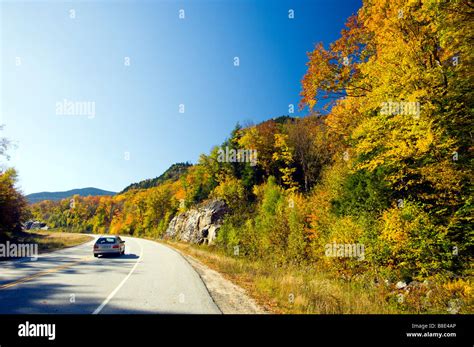 The Kancamagus Highway In Fall In New Hampshire Usa Stock Photo Alamy