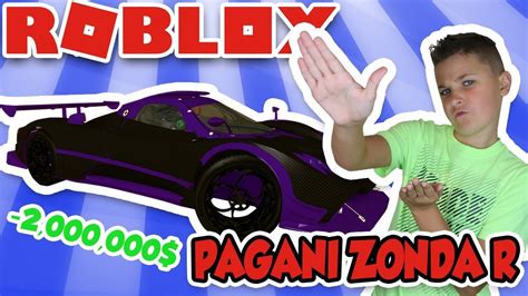 My Brand New Expensive Supercar Pagani Zonda R In Roblox Vehicle