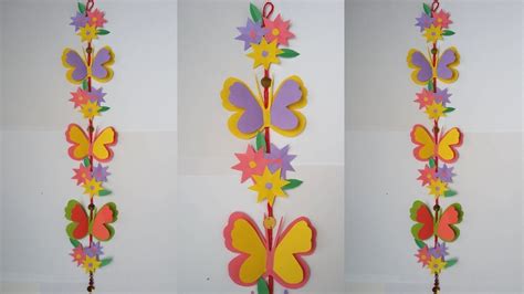 Let decorate any wall of your room with this cute paper flowers and paper butterflies in this video, you can see how easily you can make 3d paper made butterfly for your home wall decoration. DIY/ Wall Hanging !!! How to Make Beautiful Paper ...