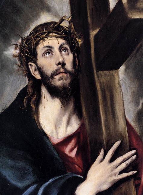 Rosarypictures Christ Carrying The Cross By El Greco