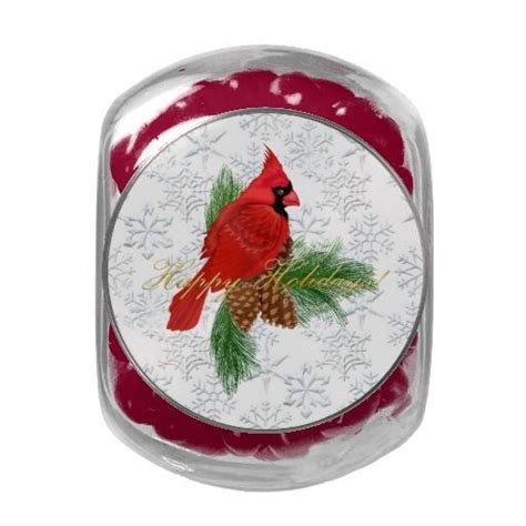 Kent christmas rock church prophetic word for 2020. Christmas Red Bird Glass candy jar | Christmas wedding ...