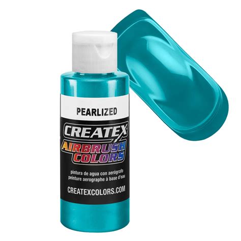 Createx Airbrush Color Pearlized 2 Oz Turquoise