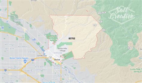 Boise Id Zip Code Map Map