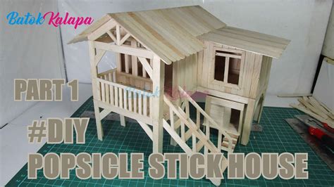 Popsicle Stick House Tutorial