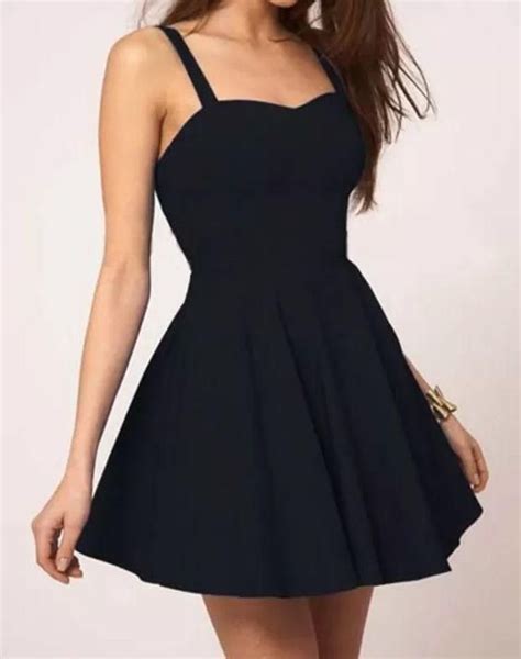 Simple Black Mini Short Formal Dress Short Black Prom Dress For