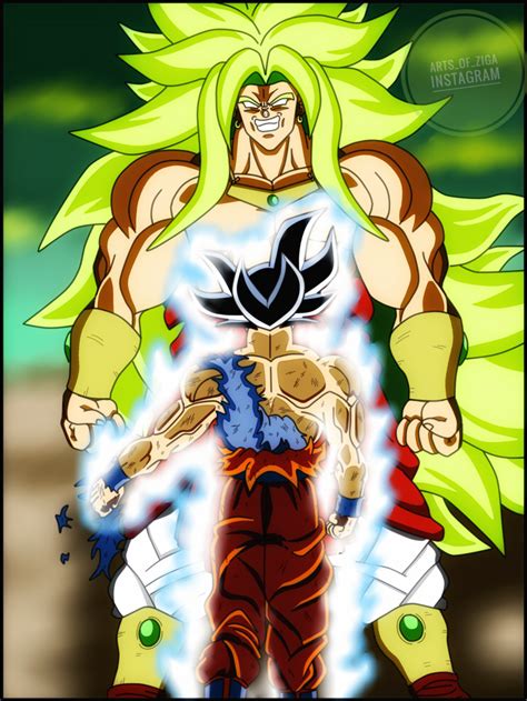 God Broly Vs Ultra Instinct Goku By Ziga 13 On Deviantart