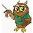 Owl Teacher Cartoon