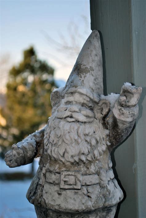 Gnome In Snow By Qheightsteacher On Deviantart