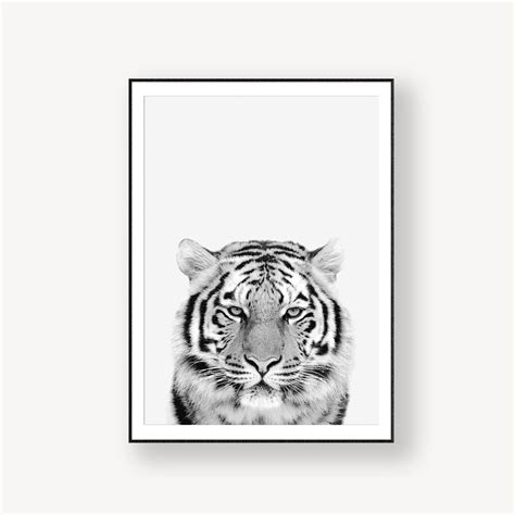 Tiger Print Tiger Art Tiger Printable Art Tiger Poster Etsy