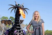 Kristin Chenoweth Visits Maleficent Dragon at Magic Kingdom ...