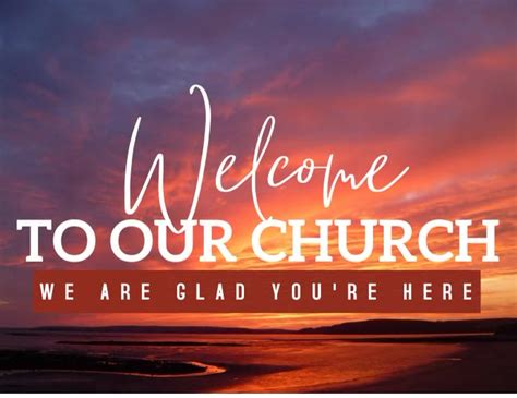 Top 66 Imagen Welcome Background For Church Vn