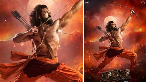 Rrr Ram Charan Looks Fierce As Alluri Sita Ramaraju In Powerful First Look Poster