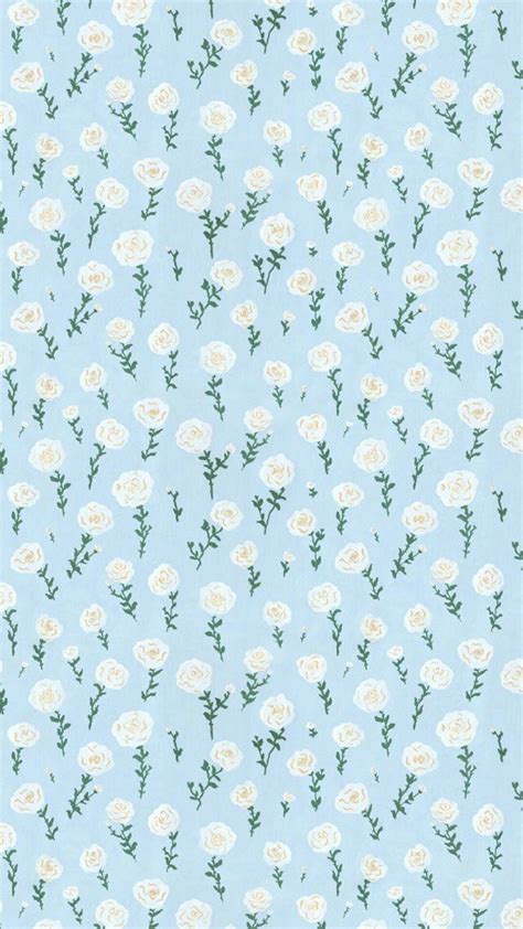 Pinterest Enchantedinpink Blue Flower Wallpaper Trendy Wallpaper