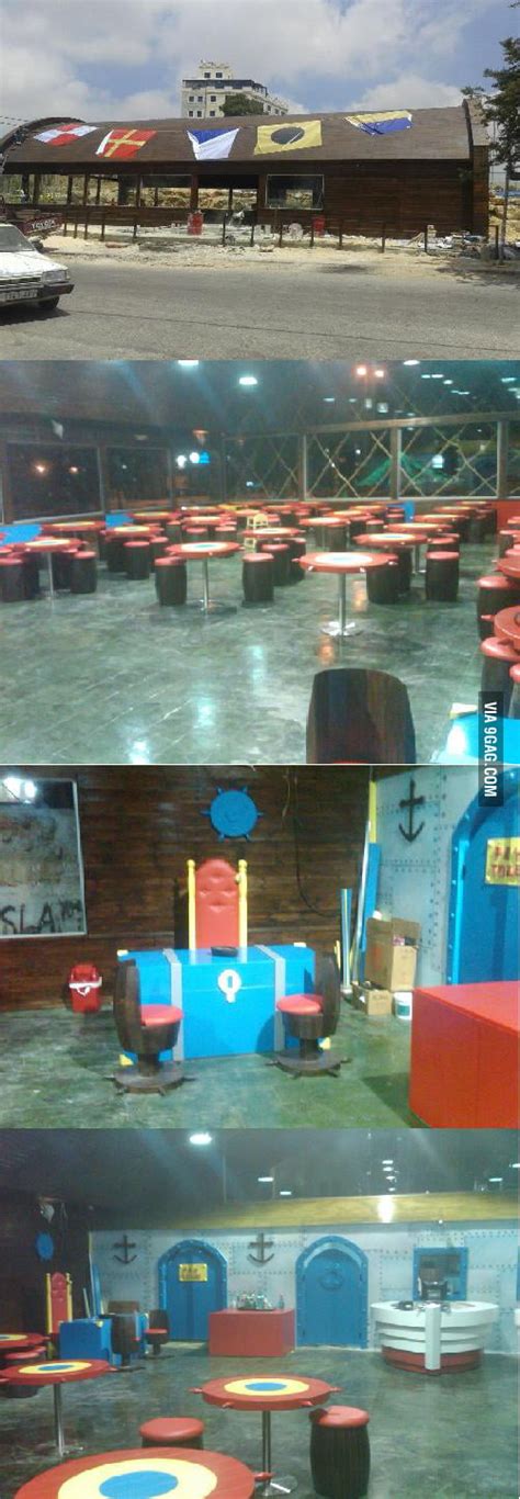 You go to the krusty krab. Real-Life Krusty Krab Restaurant to Open in Palestine - 9GAG