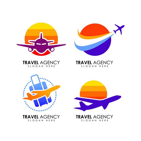 Travel Agency Logo Design Template Vector Art At Vecteezy