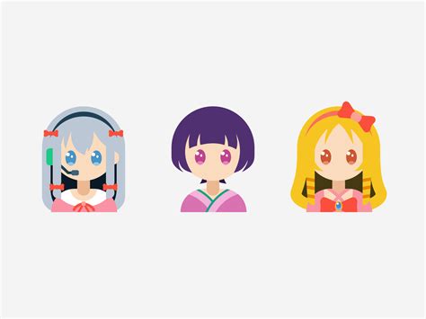 Anime Character Avatar By Xin Mu On Dribbble