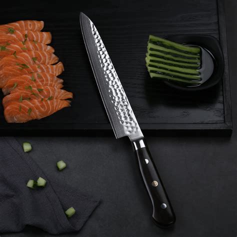 Best Meat Slicing Knives For Retail Damascus Carving Knife Manufacturer
