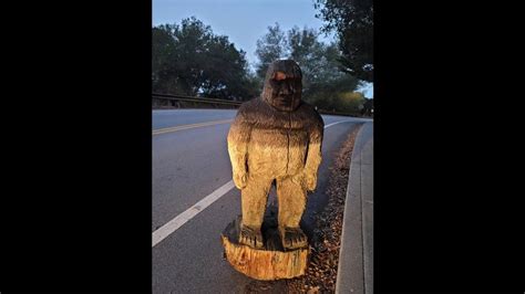 Bigfoot Statue Found On Side Of California Road Cops Say The State