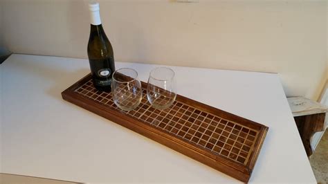 A safe space to get away from the world with a glass—or two. Tile trays | Bath caddy, Tray, Tiles
