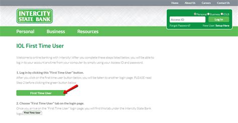 Manage several banking functions anytime, anywhere with internet access: Intercity State Bank Online Banking Login - CC Bank