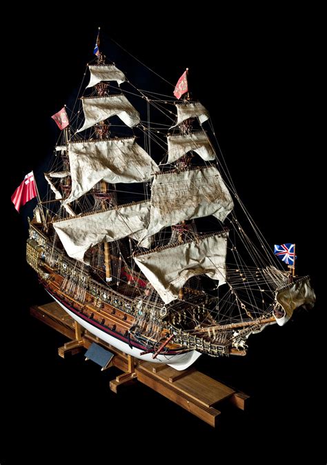 Our 184 Scale Model Of The Hms Sovereign Of The Seas Comes With Superb