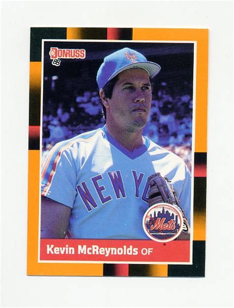 1988 Donruss Baseballs Best 153 Kevin Mcreynolds New York Mets