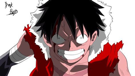 Wano Angry Luffy Drawing Canvas Bloop