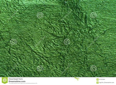 Green Metallic Foil Background Texture Stock Photo Image Of Crinkle