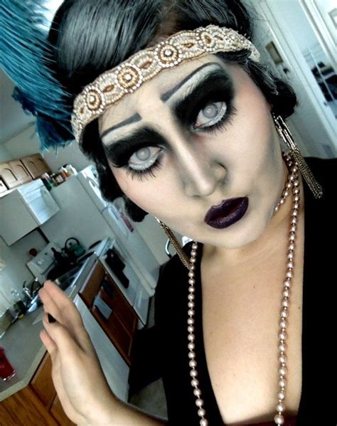 Zombie Flapper Flapper Makeup Halloween Makeup Looks Flapper Halloween