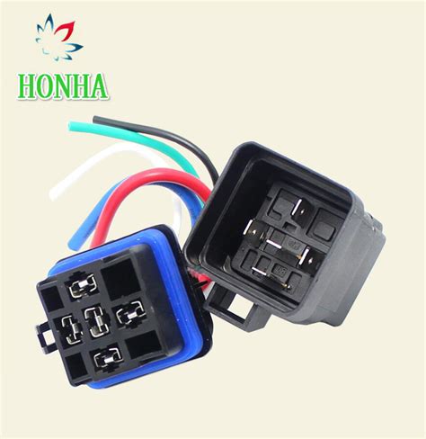 12v 40a 5 Pin Automobile Relay Socket Waterproof Wire Harness China