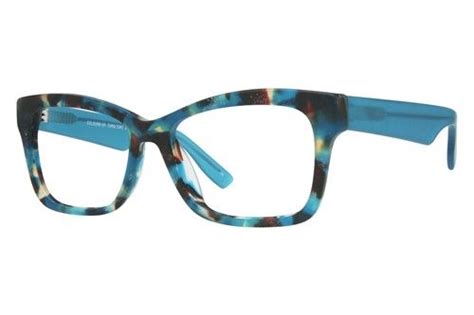 Funky Blue Tortoise Eyeglasses Cute Glasses Frames Womens Glasses