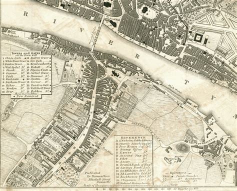 Map Of Gateshead And The Tyne Quayside 1833 Co Curate