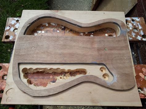 Dlp Guitars Telecaster Project 7 Body Cavity Routing Template