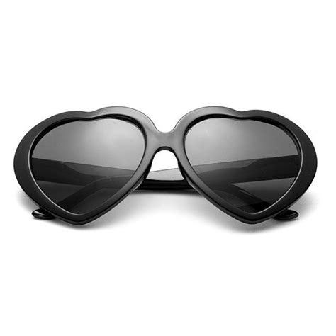 Funny Retro Love Heart Shape Anti Uva And Uvb Sunglasses Clip On Sunglasses Heart Shaped