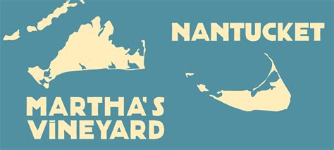 Cape Cod Marthas Vineyard Nantucket Map