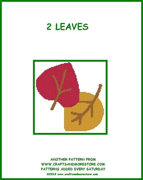 2 Leaves By Jody Wall Hanging 12 Plastic Canvas Patterns Canvas