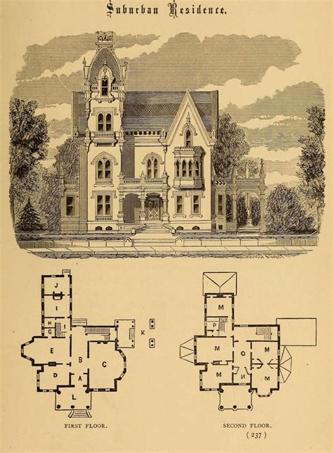 Archimaps Victorian House Plans House Blueprints Gothic Victorian