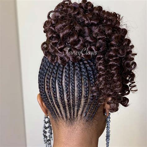 Crochet braids are the trend that ladies with natural hair will never stop loving. 23 Braided Bun Hairstyles for Black Hair | StayGlam