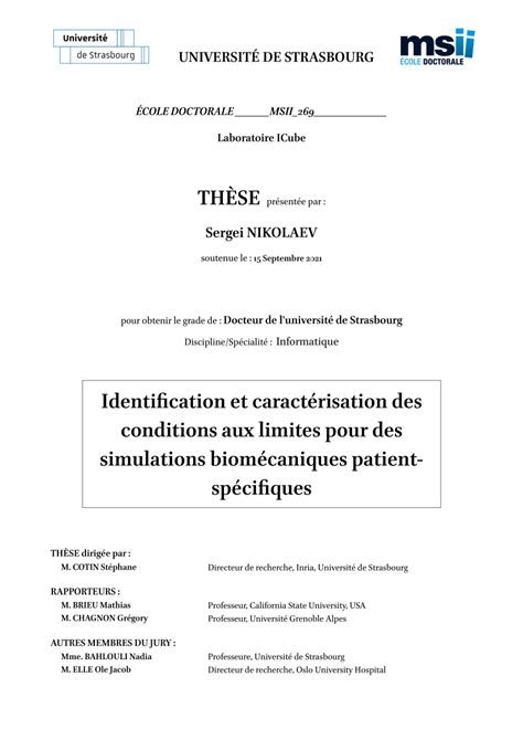 Pdf Identification And Characterization Of Boundary Conditions For